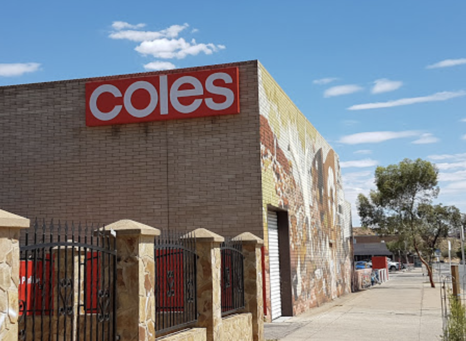 The Coles store in Alice Springs has come under fire over the incident. Source: Google Maps/fermament aimta