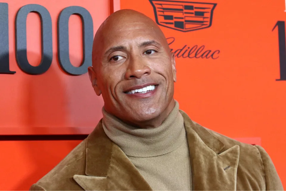 Dwayne Johnson attends the 2019 Time 100 Gala at at Frederick P. Rose Hall, Jazz at Lincoln Center in New York. 