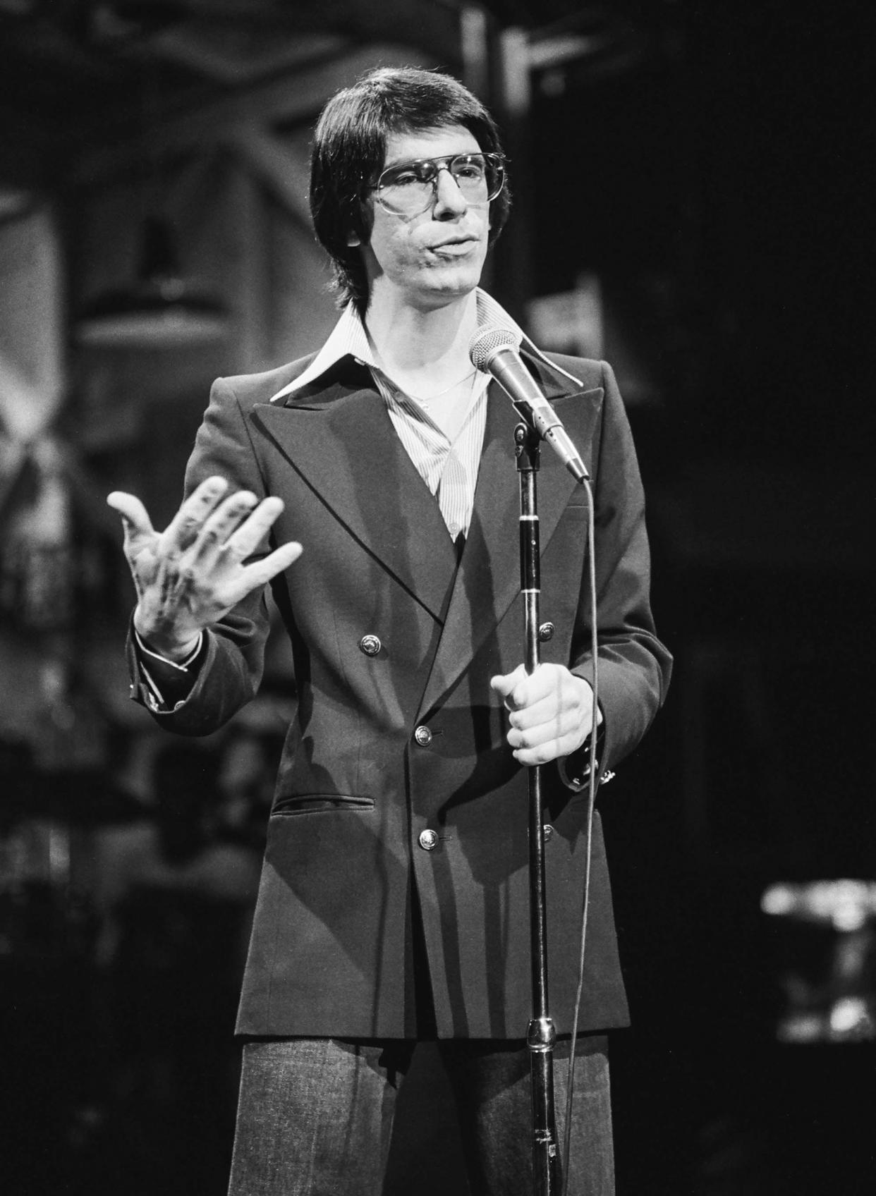 Richard Belzer during a guest performance on Saturday Night Live on March 25, 1978. (NBC)