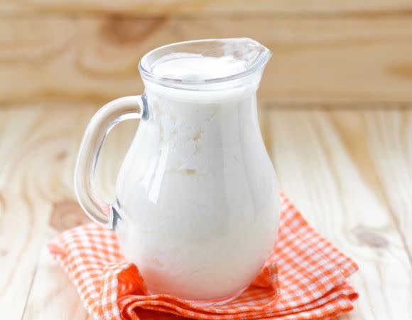 1) Non-fat kefir