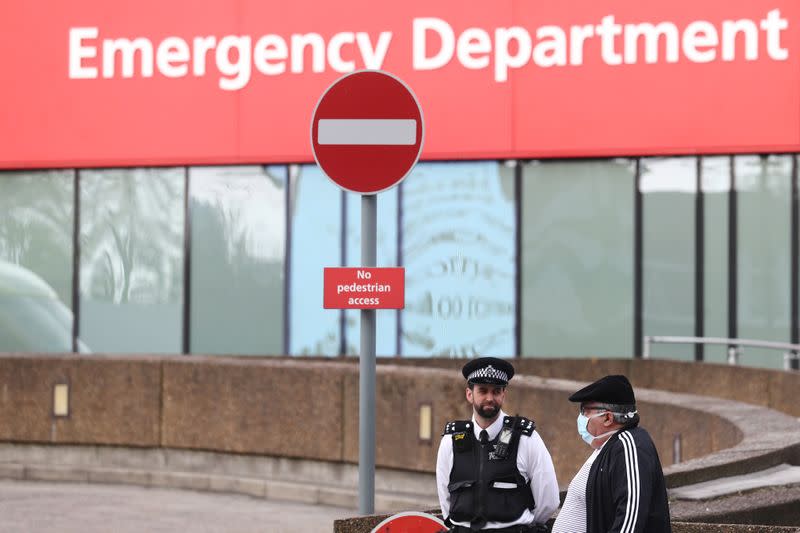 The spread of the coronavirus disease (COVID-19) in London