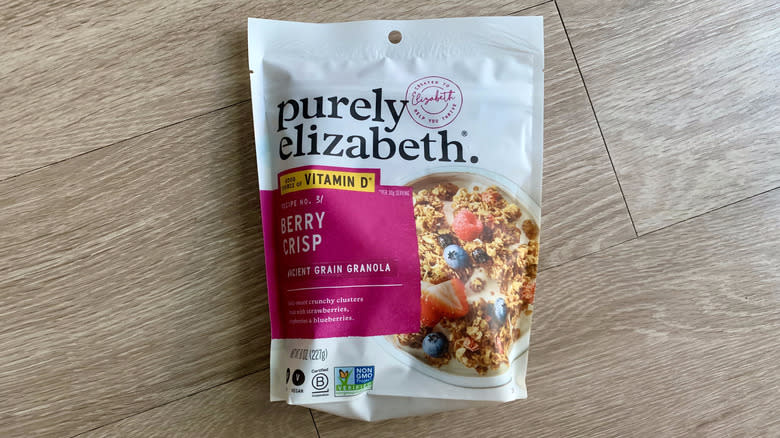 Purely Elizabeth berry crisp granola