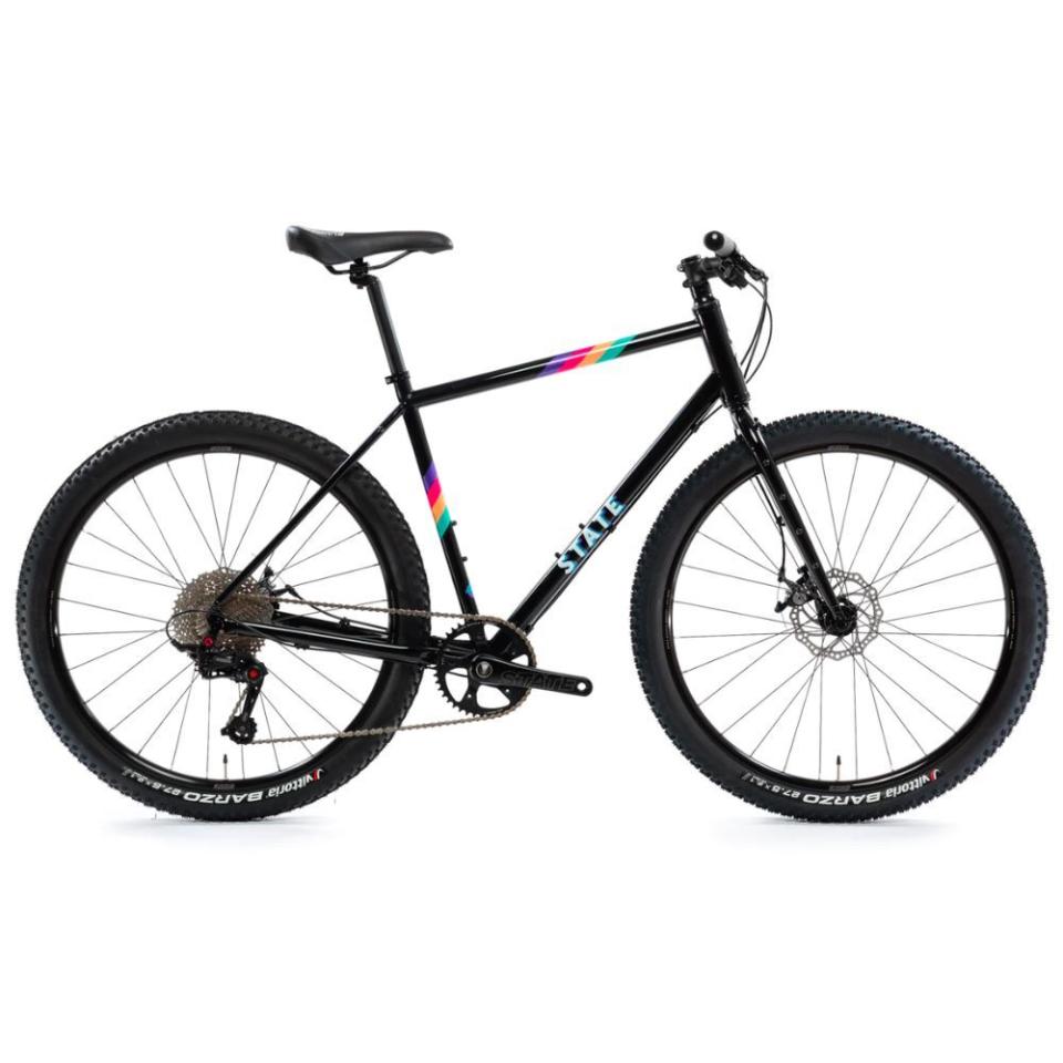 <p><a href="https://go.redirectingat.com?id=74968X1596630&url=https%3A%2F%2Fwww.statebicycle.com%2Fcollections%2Fgravel-all-road-cross-off-road%2Fproducts%2F4130-all-road-flat-bar-fiesta-black-650b-700c&sref=https%3A%2F%2Fwww.bicycling.com%2Fbikes-gear%2Fg43825499%2Fbest-bikes%2F" rel="nofollow noopener" target="_blank" data-ylk="slk:Shop Now;elm:context_link;itc:0;sec:content-canvas" class="link ">Shop Now</a></p><p>4130 All-Road Flat Bar Bike</p><p>$775.00</p><p>statebicycle.com</p>