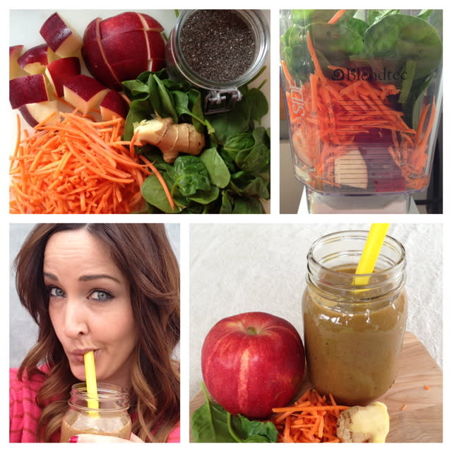 Apple Carrot Spinach Smoothie Recipe