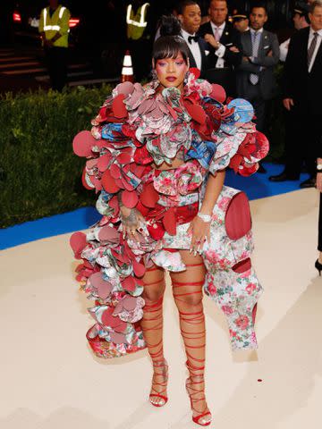 <p>Getty Images</p> Rihanna at the 2017 Met Gala