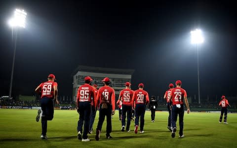 England take to the field - Credit: Gareth Copley/Getty Images