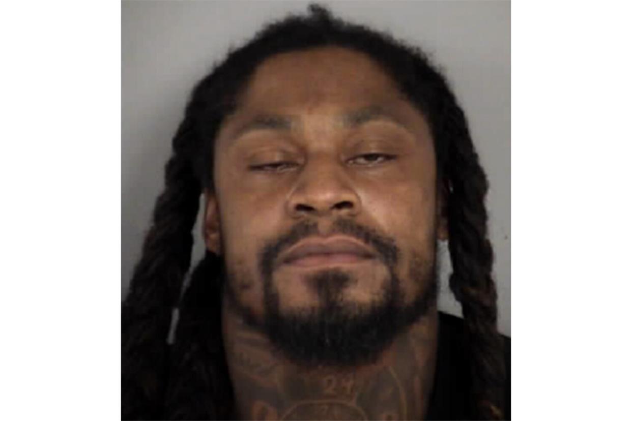 Marshawn Lynch mugshot from city of Las Vegas