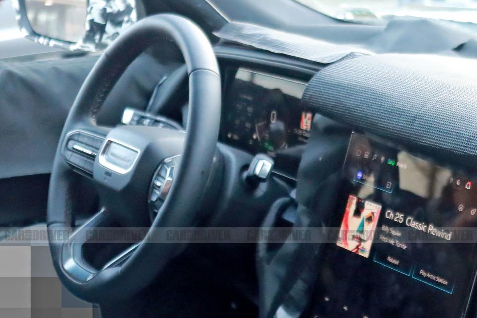 2025 gmc terrain spy photo interior steering wheel