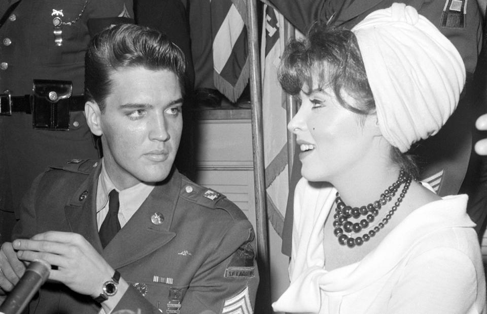 Elvis Presley and Tina Louise, 1960