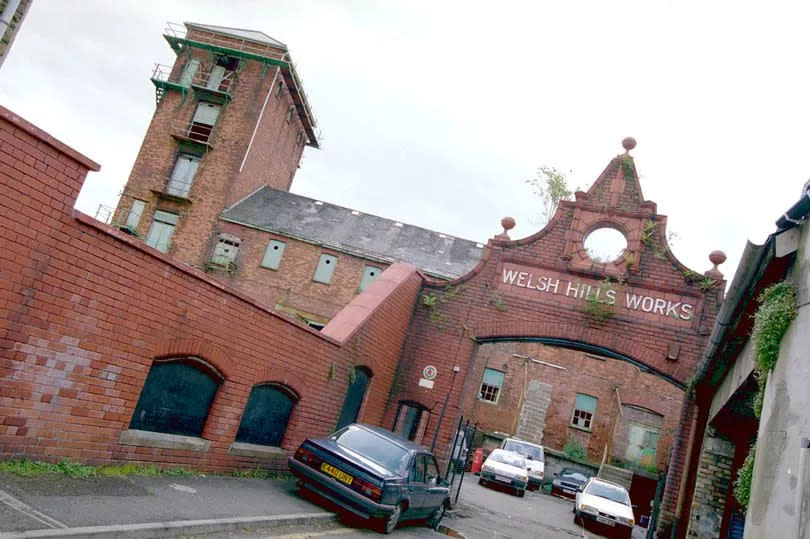 THE POP FACTORY IN PORTH  BEFORE THE RESTORATION WORK STARTED.