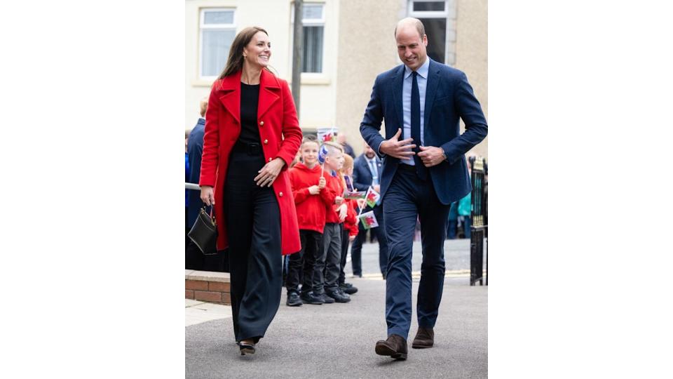 William and Kate in Swansea, September 2022