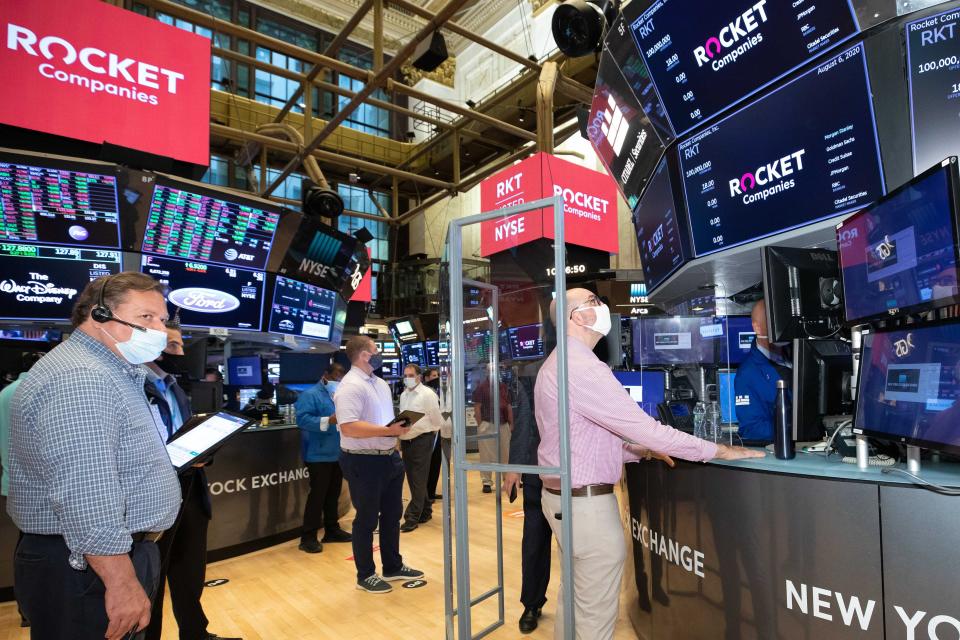 Rocket Companies, Inc. Rings The Opening Bell   The New York Stock Exchange welcomes Rocket Companies, Inc. (NYSE: RKT) in celebration of its IPO. To honor the occasion, Dan Gilbert, Chairman, and Jay Farner, Chief Executive Officer, joined by Stacey Cunningham, President, NYSE, ring the NYSE Opening Bell.