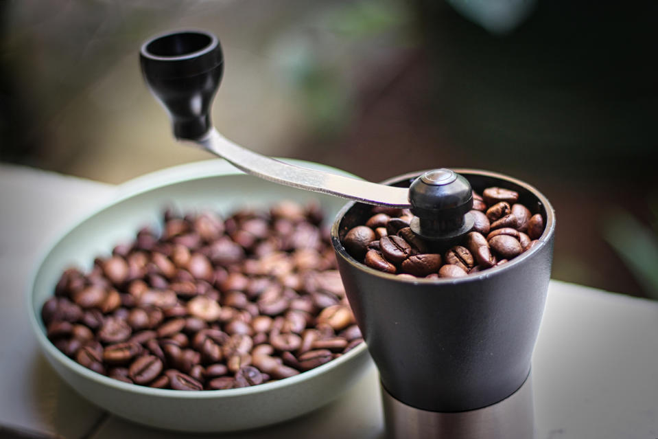 Enjoy cafe-style coffee and espresso for less with this coffee grinder and machine bundle.