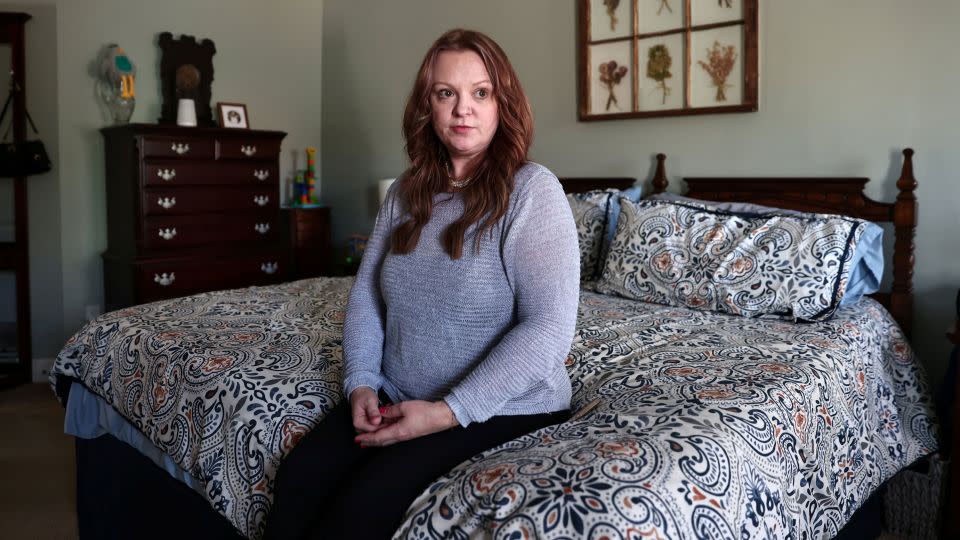 Kristia Rumbley poses in her bedroom, in Birmingham, Alabama, on February 23. - Dustin Chambers/Reuters