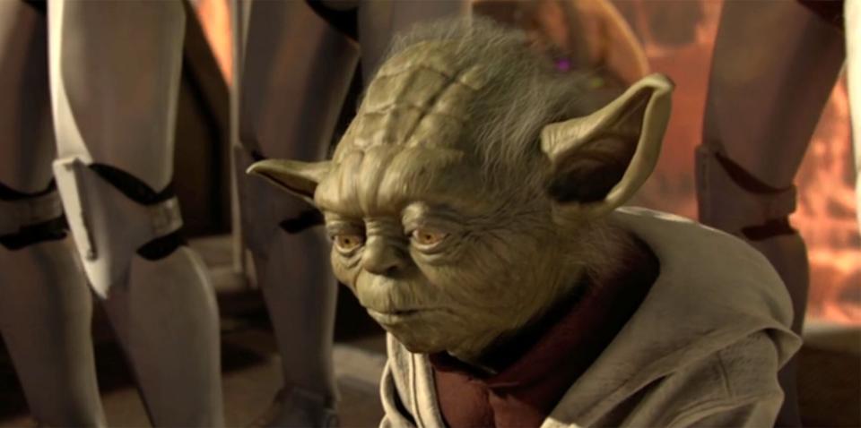 Yoda in 'Attack of the Clones'