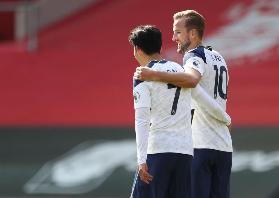 Kane set up four goals for Son (Tottenham Hotspur FC via Getty I)