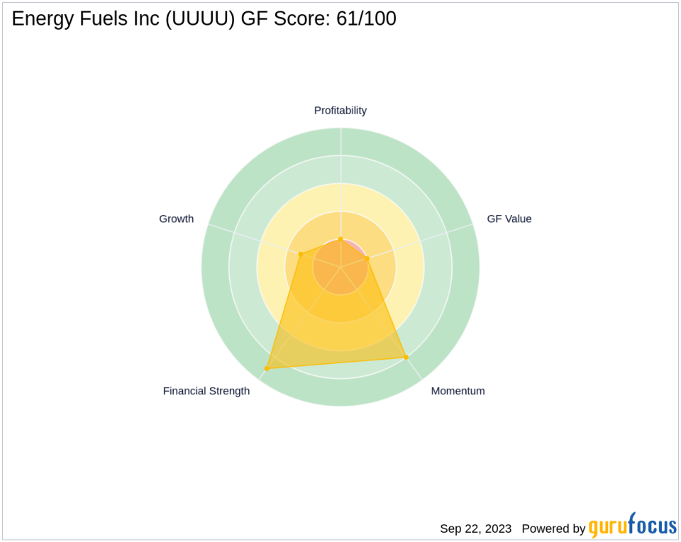 Energy Fuels Inc (UUUU): A Deep Dive into Its Performance Potential