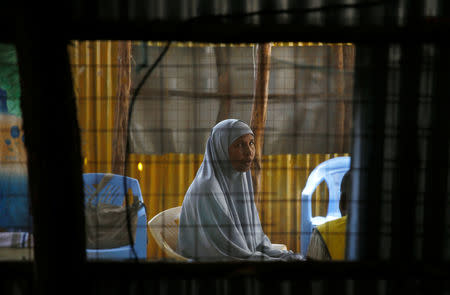 Somali refugee Fatuma Yussuf Diriye speaks during an interview with Reuters in the Kakuma refugee camp in northern Kenya, August 13, 2018. REUTERS/Baz Ratner