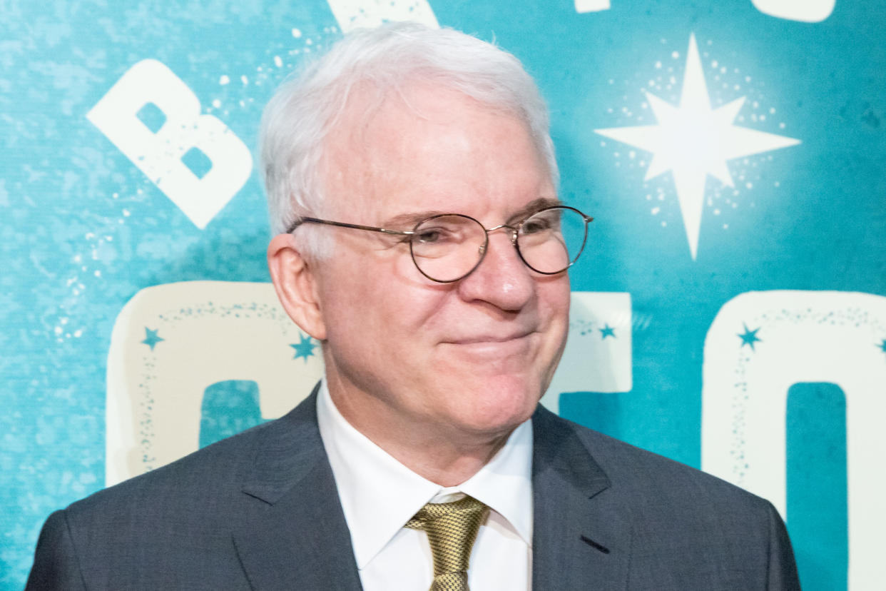 Steve Martin (pictured in 2017) says he's received the COVID-19 vaccination. (Photo: Greg Doherty/Getty Images)