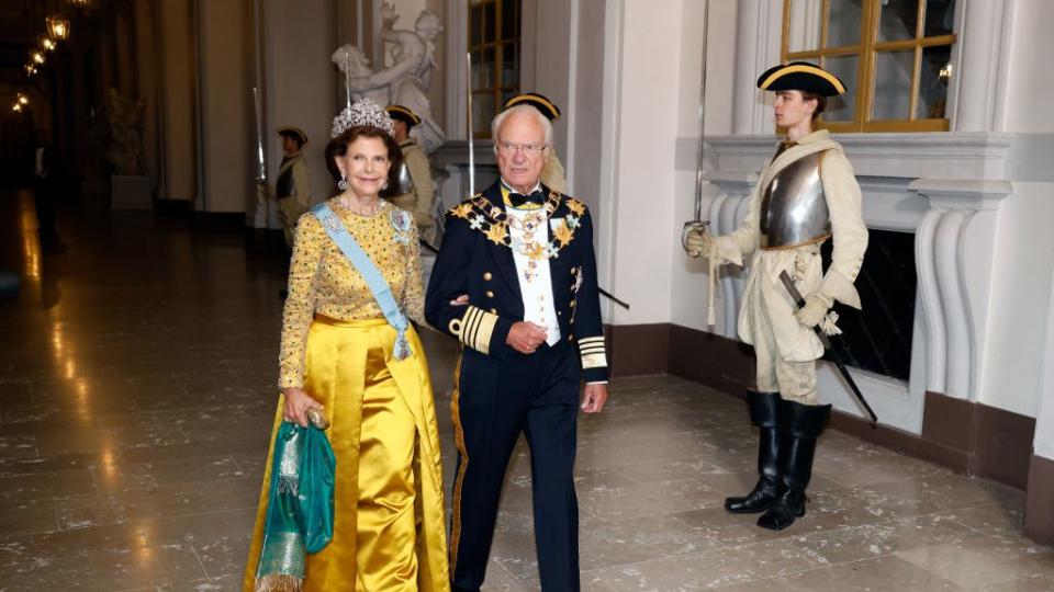 king carl gustav of sweden 50th anniversary on the throne