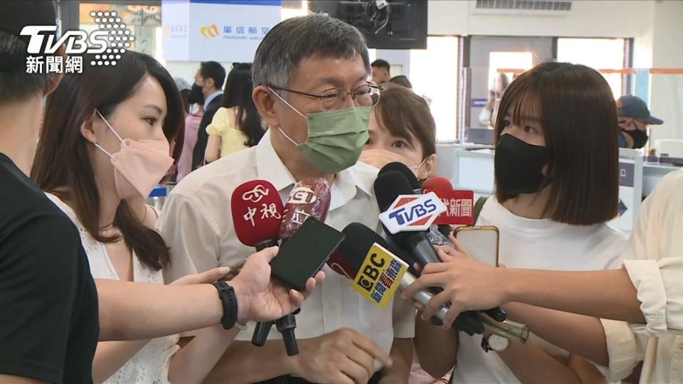 台北市長柯文哲。（圖／TVBS）