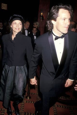 <p>Ron Galella, Ltd./Ron Galella Collection via Getty</p> Michelle Pfeiffer and David E. Kelley in 1993