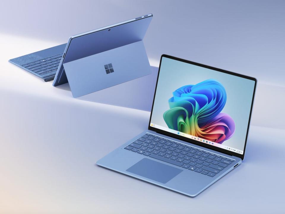 The Surface Pro and Surface Laptop Copilot+ PCs.