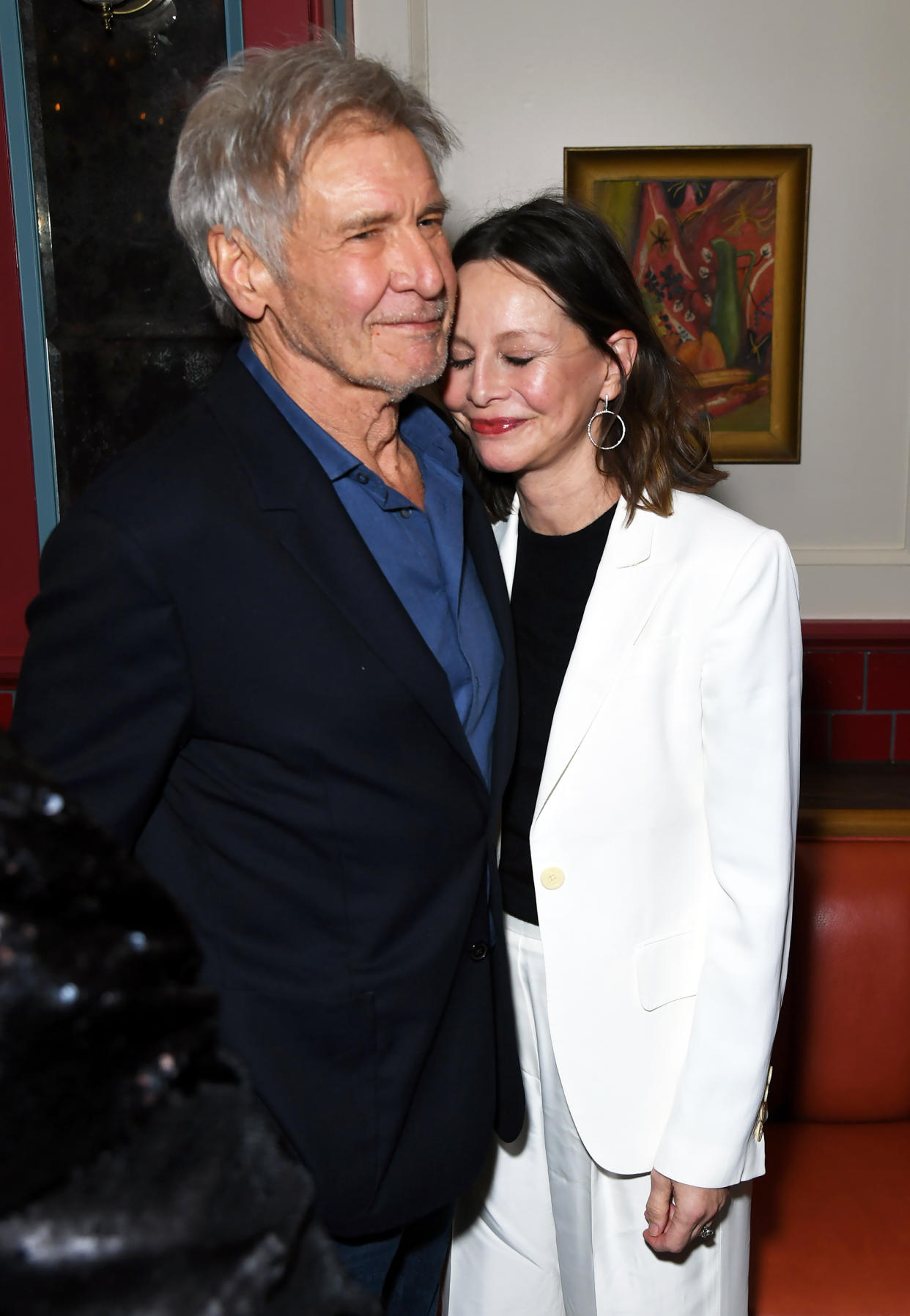 Harrison Ford and Calista Flockhart at the after party of the Los Angeles Premiere Of Paramount+'s 