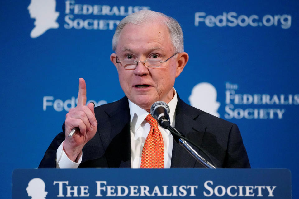 Attorney General Jeff Sessions&nbsp;is interfering with state-level reforms to civil asset forfeiture and marijuana laws. (Photo: Joshua Roberts / Reuters)