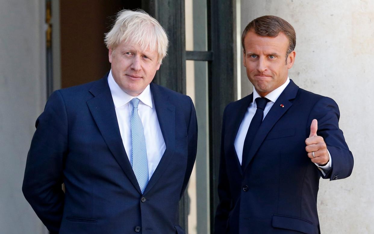 Boris Johnson and Emmanuel Macron spoke over the weekend but neither Britain or France is in the mood to compromise over fishing.  - Chesnot/French Select 