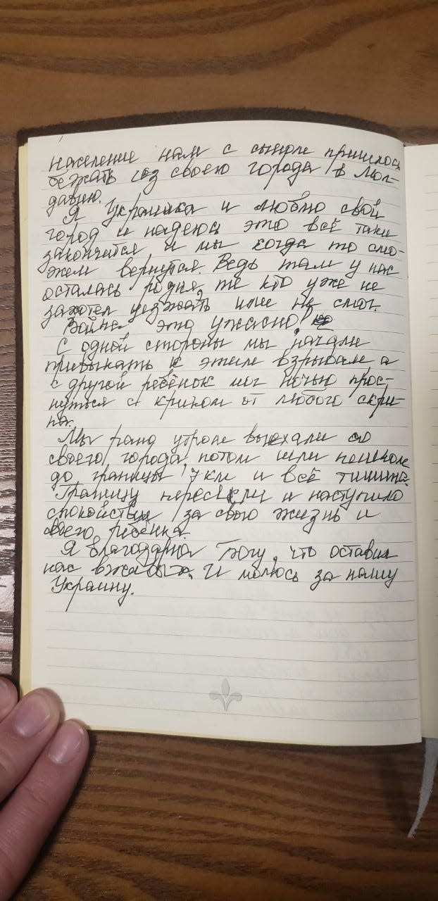 A continued journal entry from Olga who met John Curnutt of Las Cruces on her journey of fleeing Ukraine following the attack by Russian forces.