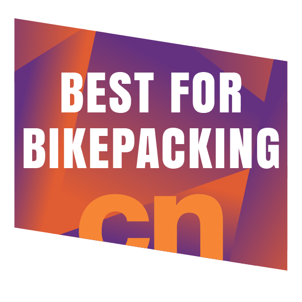 A Cyclingnews awards badge for best bikepacking