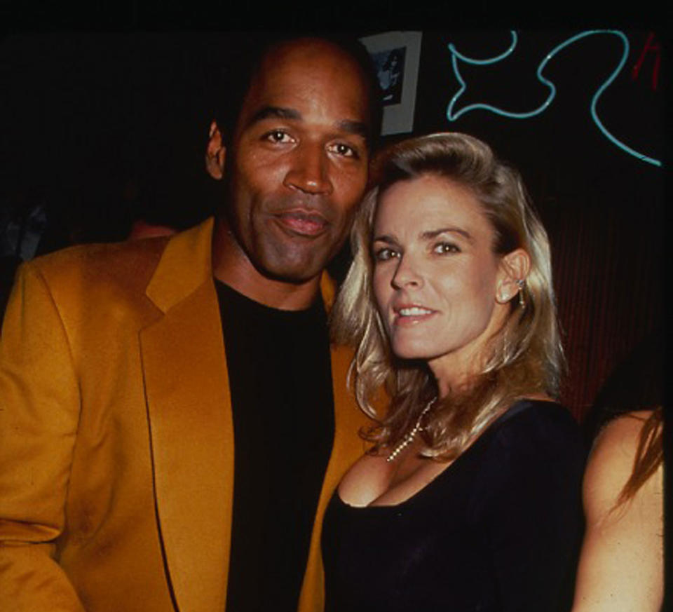 1993: O.J. Simpson and his wife, Nicole