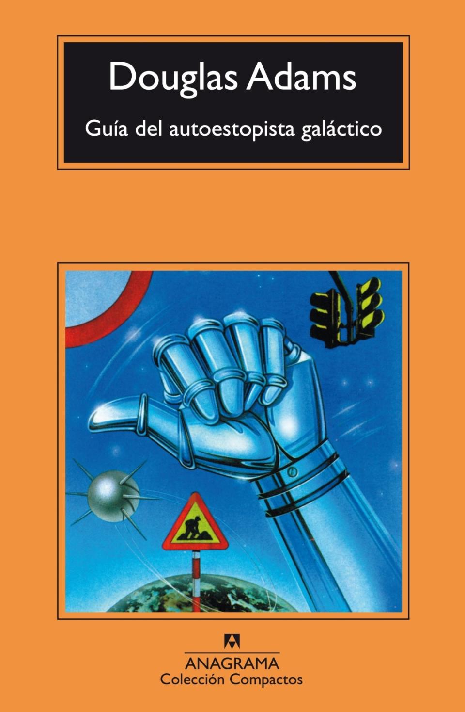 Se trata de una obra de ciencia ficción publicada en 1979 basada en una novela radiofónica del mismo nombre. La historia comienza con la destrucción de la tierra para construir una autopista intergaláctica y la huida de un joven junto a su amigo, que resulta ser un extraterrestre. Elon Musk lo leyó en su adolescencia y quedó tan marcado que cuando lanzó al espacio su Tesla Roadster escribió en el centro de la pantalla del auto las palabras “¡No entres en pánico!”, que aparecían en la portada de las primeras ediciones del libro. (Foto: Anagrama / <a href="http://www.amazon.es/Guía-del-autoestopista-galáctico-Compactos/dp/843397310X/ref=sr_1_1?__mk_es_ES=ÅMÅŽÕÑ&crid=YNP8WXGKADM&keywords=guía+del+autoestopista+galáctico&qid=1567002623&s=books&sprefix=Guía+del+autoestopista+galáctico%2Cstripbooks%2C195&sr=1-1" rel="nofollow noopener" target="_blank" data-ylk="slk:Amazon;elm:context_link;itc:0;sec:content-canvas" class="link ">Amazon</a>).