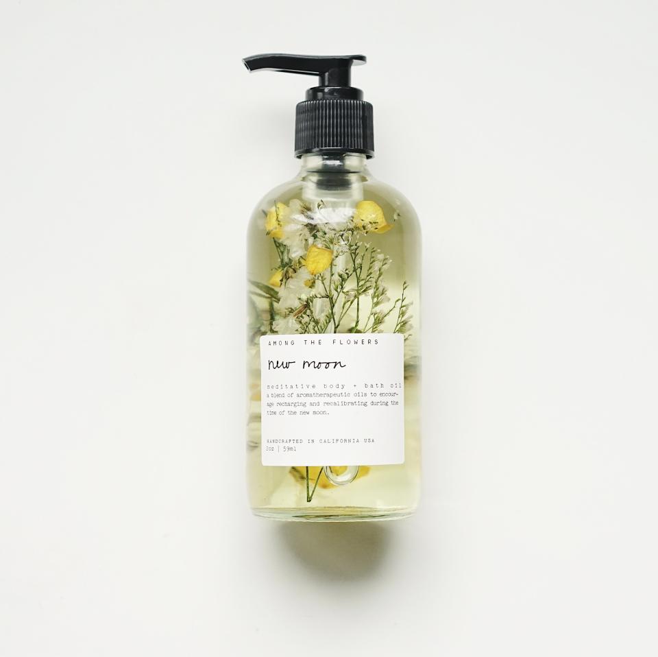 Shop Among the Flowers New Moon Body + Bath Meditation Oil. (Photo: Shop Among the Flowers )