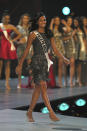 Miss Puerto Rico Kiara Ortega participa en la final de la 67ma edición de Miss Universo en Bangkok, Tailandia, el 17 de diciembre de 2018. (Foto AP/Gemunu Amarasinghe)