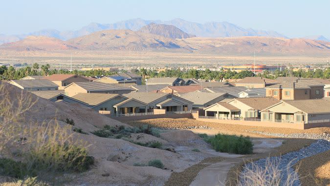 Houses in the Desert, Whitney Ranch, Henderson, Nevada.