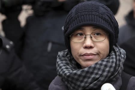 Liu Xia in Beijing February 11, 2010. REUTERS/Nir Elias