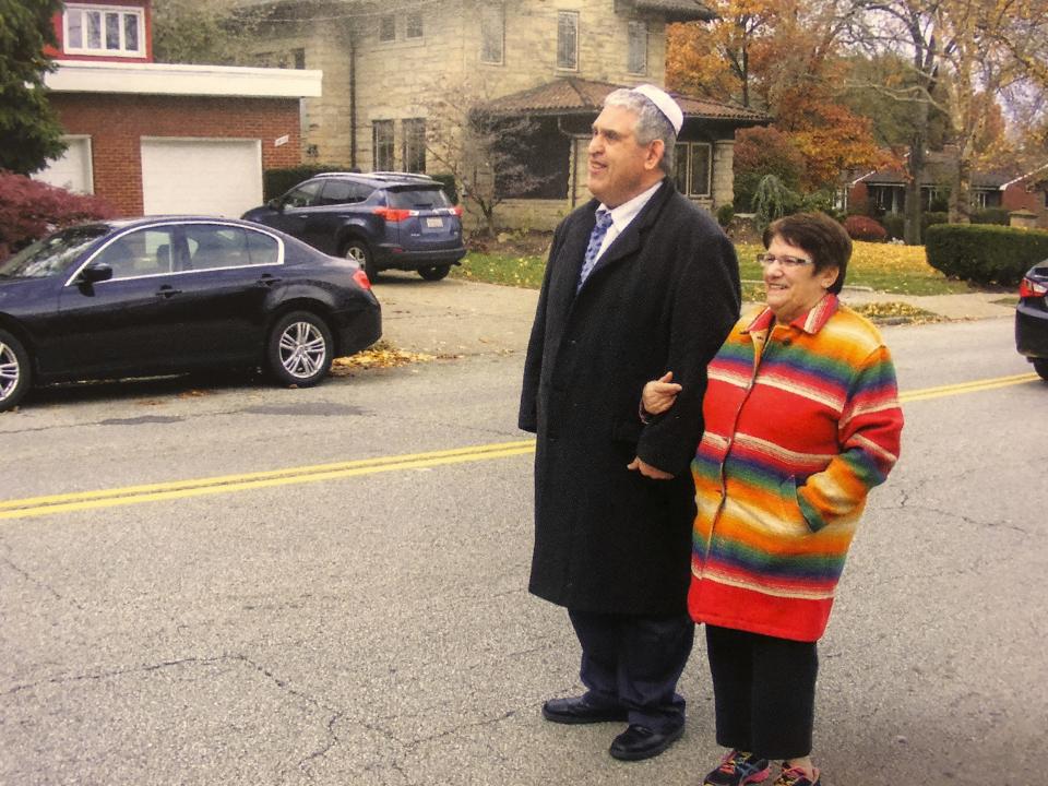 This undated photo provided by Barry Werber shows Cecil Rosenthal, left. Rosenthal was killed when a gunman opened fire at a Pittsburgh synagogue on Saturday, Oct. 27, 2018. (Courtesy of Barry Werber via AP)