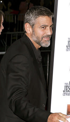 George Clooney at the New York City premiere of Warner Brothers' The Assassination of Jesse James by the Coward Robert Ford