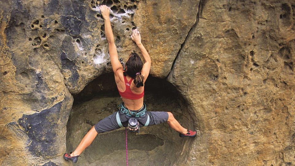 Kentucky's Red River Gorge is well known in the climbing world for both beginner-friendly terrain and more challenging sections