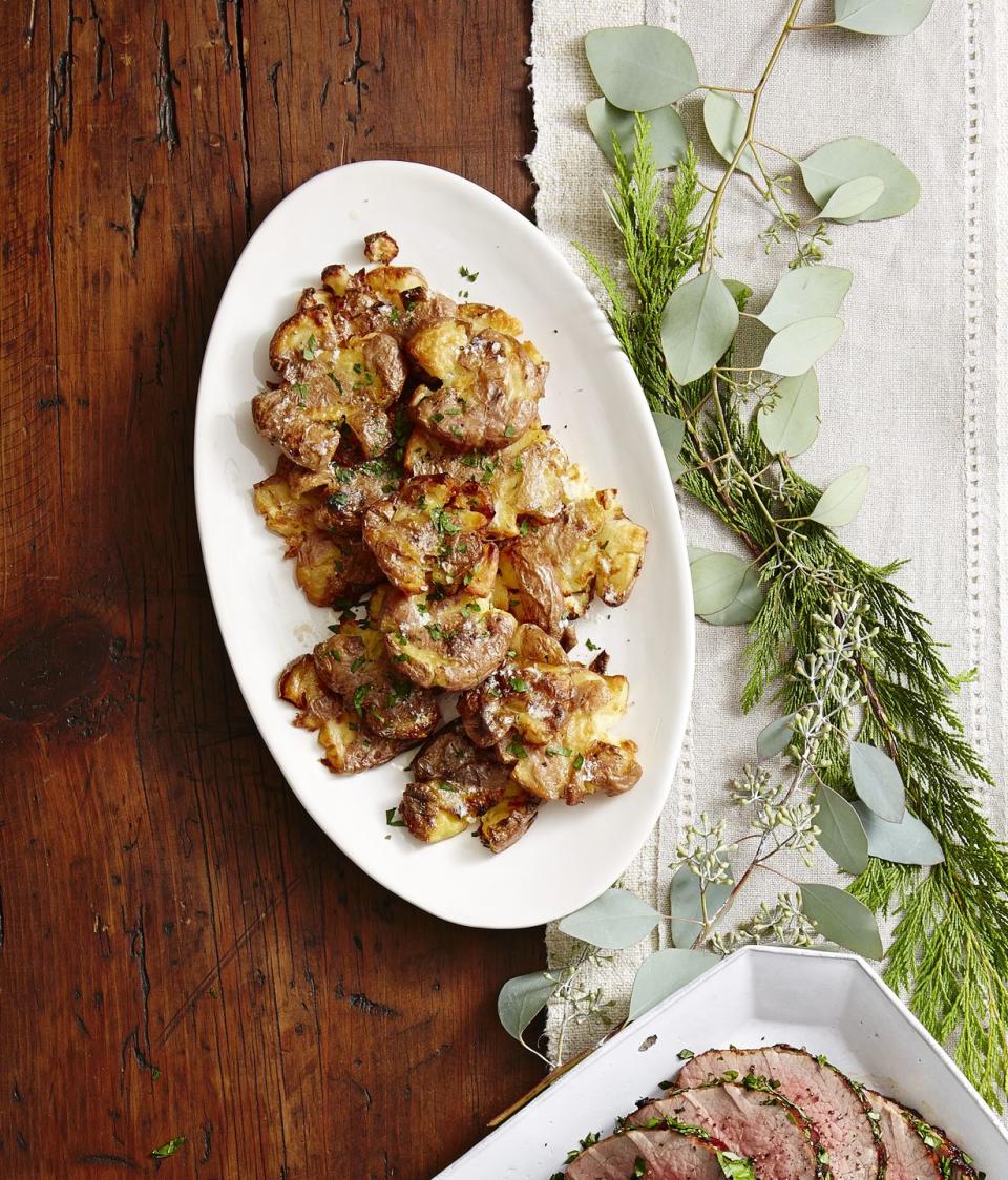 Crispy Golden Smashed Potatoes