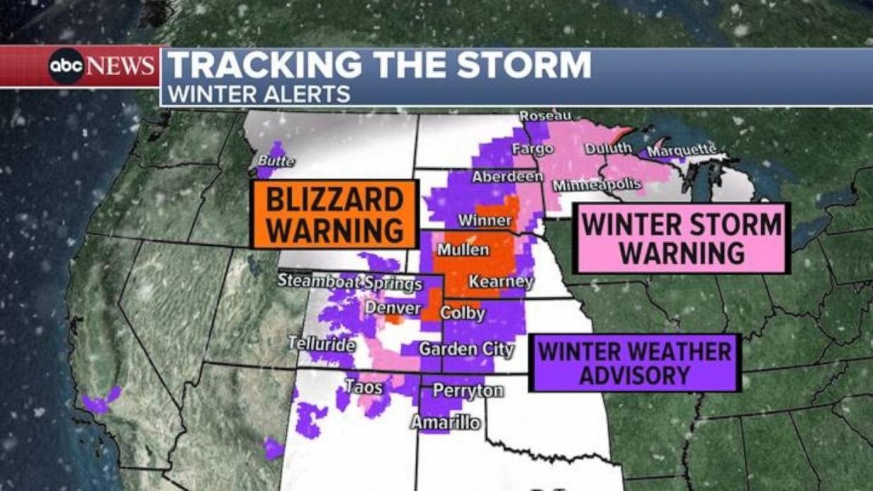 PHOTO: Winter alerts.  (ABC News)