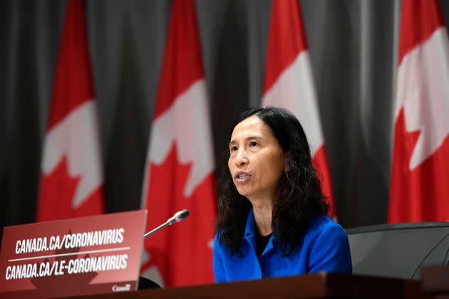 Dr. Theresa Tam participates in a news conference on the COVID-19 pandemic in Ottawa, on June 2, 2020.