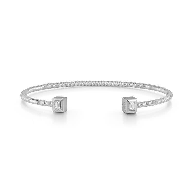 Sadie Pearl Baguette Flexi Cuff