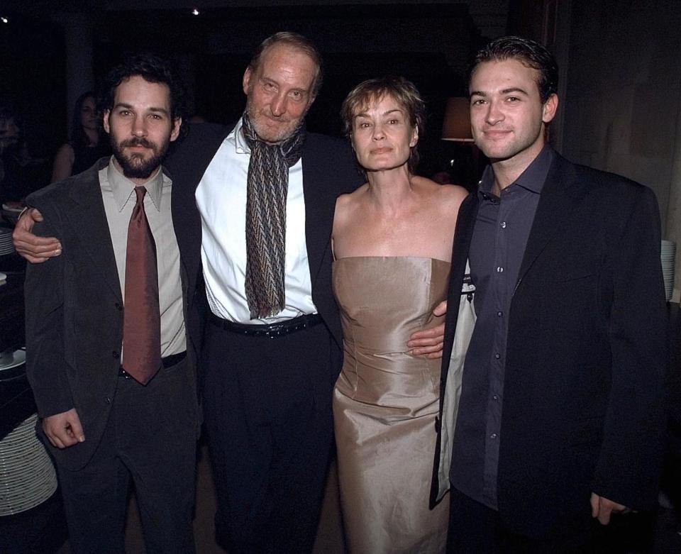 Actors Paul Rudd, Charles Dance, Jessica Lange and Paul Nicholls at a photo call for the play Long Days Journey Into Night, held at the Meridien Hotel, Piccadilly, central London.