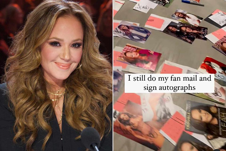 <p>Leah Remini/instagram</p> Leah Remini reveals she still signs fan mail