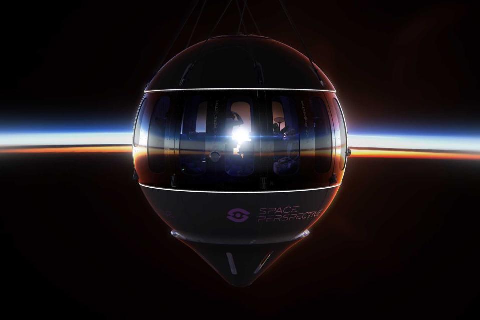 Renderings of Space Perspective's Space Capsule