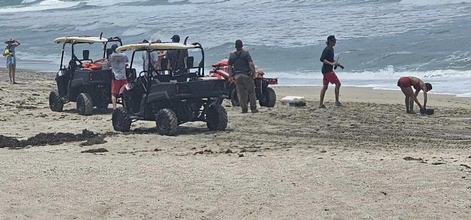 A Pennsylvania couple vacationing in Florida with their six children drowned after getting caught by a rip current while swimming, authorities said. (Martin County Sheriff's Office)