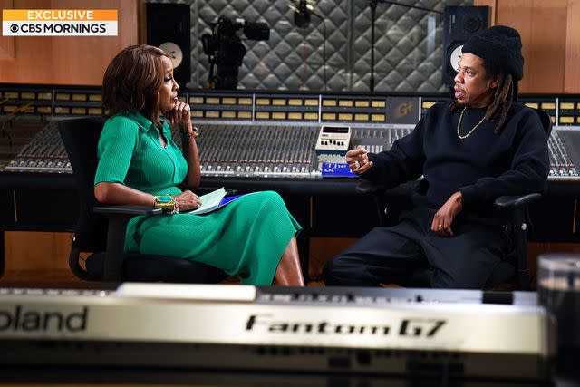 <p>Courtesy CBS Mornings</p> Gayle King and JAY-Z